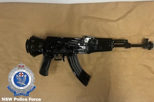 Police allegedly recovered this bong, shaped like an AK-47 assault rifle, from a car in Rouse Hill. Police allegedly recovered this bong, shaped like an AK-47 assault rifle, from a car in Rouse Hill.